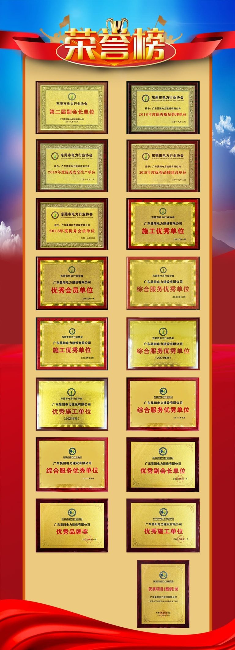 荣誉榜